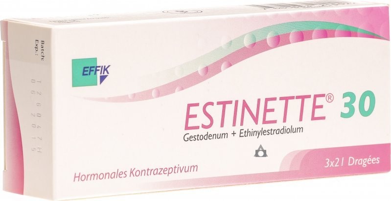 Benessere Femminile estinette-30-3x21-tabletten-800x800 Pillola anticoncezionale ESTINETTE 