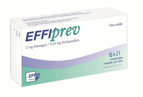 Benessere Femminile EFFIPREV1 Pillola anticoncezionale Effriprev 